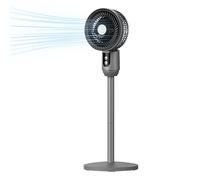 Fan pie tranquilo | Ventilador silencioso oscilante | Ventilador altura 85 cm altura con 3 modos y suministro aire dimensiones | Ventiladors ajustable y tranquilo para habitaciones, sala estar