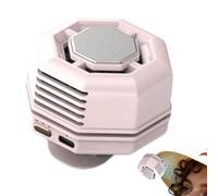 Fan, portable Desk Cooler, 360 rotating Head, Three Speed Wind Control Strong Airflow Quiet Compact Design for Car Travel Camping Bedroom Cruise Golf Outdoor Summer Women Use