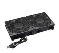 Fan Router Cooling, Portable USB Powered Cooling Fan PC Routers Case, 1800rpm, Improve Device Efficiency, High Airflow Computer Cabinet Cooler Blower for TV Box and Laptop, 24.0x12.0x4CM