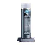 Fan Tower Silent - 6 Vitesses Fans De Sols Calmes | Cief Debout De La Lame Sans La Lame | 90 ° Oscillant | Affichage De La Température Ambiante | SILENTS ROTATION CHARGE POUR LES BUREAUX DORMES ROBILE