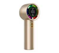 Fan Turbo Travel, Fan De Mains Personnelles - Fan D'affichage LED Réglable Pour Le Voyage - Supplies Extérieures Rechargeables, Petit Refroidisseur D'air Pour La Maison, Studio