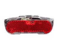 Fanale Arrière À Dynamo Slim Steady, 50Mm Pour Porte-Bagages Transparent Noir 20