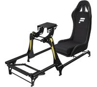 Fanatec Châssis de Simulation de Course Cockpit V1.5 + CSL Siège Baquet Cockpit - Solide et Léger, Châssis en Renforcée-acier et Aluminium Léger, Confort longue durée - Noir