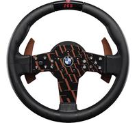 FANATEC CSL Elite Volant de Course BMW Xbox Sim sous Licence Officielle - Prise Caoutchoutée, RevStripe Intégré, Menus de Réglage, Palettes de Changement de Vitesse en Métal, pour PC, PS5, PS4