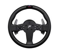 FANATEC Simulation de Course CSL Volant P1 V2 (QR2Lite) - PC | Jante Caoutchoutée, RevStripe, Afficheur LED, Palettes de Changement en Métal, QR2 Lite côté volant préinstallé