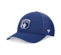 Fanatics Casquette réglable Toronto Maple Leafs Bleu 2024 NHL Draft On Stage Trucker pour homme, couleur de l'équipe, taille unique, Couleur de l'équipe, Taille unique