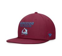 Fanatics Casquette snapback NHL Colorado Avalanche Structured Mid Crown, rouge, taille unique