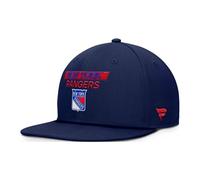 Fanatics Casquette snapback NHL New York Rangers Structured Mid Crown, bleu, taille unique