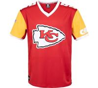 Fanatics - Maillot de jersey NFL Team Color Block, Kansas City Chiefs, L