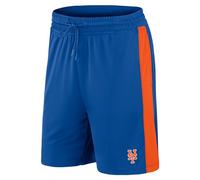 Fanatics MLB New York Mets Iconic Poly Short tissé à panneaux, bleu, L