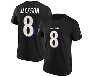 Fanatics NFL Baltimore Ravens Shirt #8 Lamar Jackson
