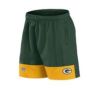 Fanatics NFL Green Bay Packers Short en maille, vert/jaune, XL