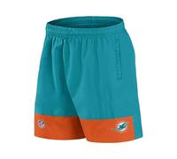 Fanatics NFL Miami Dolphins Short en maille, Turquoise., L