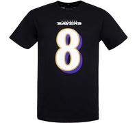 Fanatics NFL Team Baltimore Ravens Name & Number T-shirt, Lamar Jackson, XXL