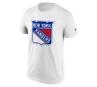 Fanatics - NHL New York Rangers Primary Logo Graphic T-Shirt Couleur Blanc, Blanc., XL