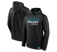 Fanatics NHL San Jose Sharks Sweat à capuche pour homme, Noir , XL