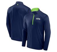Fanatics Seattle Seahawks NFL Half-Zip Sweatshirt Navy