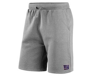 Fanatics - Short de survêtement NFL New York Giants avec logo primaire, couleur gris