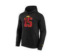 Fanatics Sweat à capuche graphique NFL Kansas City Chiefs Mahomes #15, Noir , M