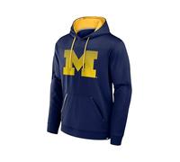 Fanatics - Sweat à capuche NCAA Michigan Wolverines Defender, bleu, M