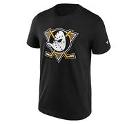 Fanatics - T-shirt graphique NHL Anaheim Ducks Primary Logo - Couleur : noir