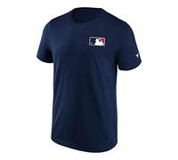 Fanatics - T-shirt MLB Logo All Team Graphic de couleur bleue, bleu, XL