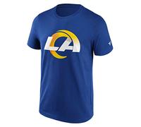 Fanatics T-Shirt NFL Los Angeles Rams Prima Logo Bleu pour Homme