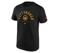Fanatics - T-shirt NHL Pittsburgh Pirates College Stamp - Couleur : noir, Noir , S