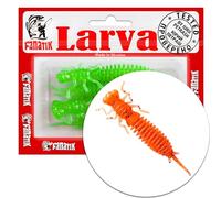 FANATIK Souples Leurre Larva 1.6" 2" 2.5" 3" 3.5" 4.5" 4-11cmLeurres de pêche Appâts Artificiel Soft Lures Silicone Fishing Bait Artificial Sofbaits Jig Minnow Drop Shot
