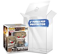 Fanatiko Lot de 10 Protecteurs Gold pour Funko Pop 6" - Protection Pop de 0,5mm - Gardez Vos Figurines en Parfait État