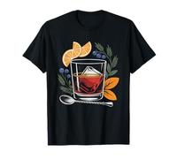 Fanatique Negroni Verre À Graphique Cocktail Gin Apéritif T-Shirt