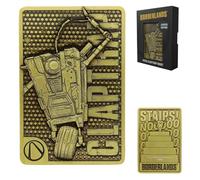 FaNaTtik Borderlands Claptrap Lingot en métal édition limitée - Laiton antique coloré numéroté à collectionner (5000 exemplaires dans le monde)