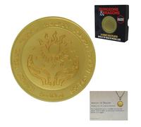 Dungeons & Dragons - Médaille En Métal Plaqué Or Collector