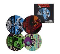 Fanattik Dungeons & Dragons – Set de 4 dessous de verre Monstres en métal