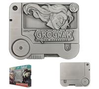 FaNaTtik Fallout Grognak the Barbare Holotape Réplique en métal - Édition limitée numérotée à collectionner avec support