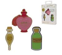 FANATTIK Harry Potter - Set de 3 Pin's - Edition Limitée
