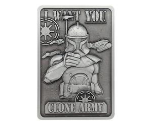 FaNaTtik Lingot métallique de collection Star Wars : The Clone Wars Captain Rex