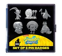 FANATTIK Lot de 6 pin's Bob l'éponge édition limitée