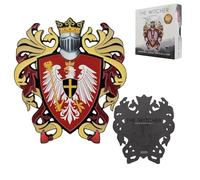 FaNaTtik Médaillon The Witcher Redania Crest - Édition limitée en métal à collectionner (numérotés individuellement) | Produit sous licence officielle | 70 x 62,4 mm