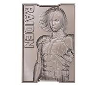 FaNaTtik Metal Gear Solid 2 Lingot en métal de collection Raiden - Produit sous licence officielle, édition limitée à 5 000 exemplaires dans le monde entier, numéroté avec présentoir