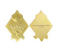 Power Rangers - Médaillon métal plaqué Or Collector '9x12.5x2.5cm'