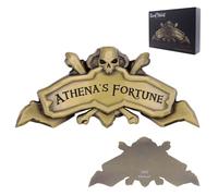 Fanattik Rar-sot07 Sea of Thieves Plaque Antique en Forme de Bateau Porte-Bonheur Unisexe, Argenté, S