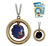 FaNaTtik Sonic the Hedgehog Pendentif anneau en métal édition limitée avec pixel Sonic - Collection numérotée individuellement pour les fans de jeux rétro