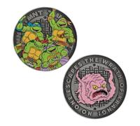 FaNaTtik Teenage Mutant Ninja Turtles - Pièce de collection Krang Limited Edition - Pièce de présentation en émail double face numérotée individuellement