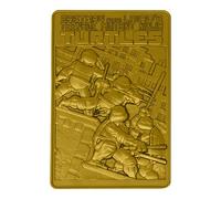 Fanattik V-Turt7 Teenage Mutant Ninja Turtles Metal Gold Ingot Collectible, Or, Couleur, 198059