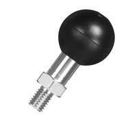 FANAU Base de montage adaptateur à bille de 1 pouce, compatible avec bras à double raccord de taille B de RAM Mounts, convient pour les trous filetés M8x1.25, motos, VTT et véhicules électriques