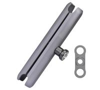 FANAUE Bras antivol à Double Prise Compatible avec Les Supports RAM, tête sphérique de Taille B et Support de téléphone pour vélo et Moto, Compatible avec Tous Les adaptateurs à Bille Standard de 2,5