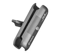 FANAUE Bras Court à Double Prise pour Supports RAM et Support de téléphone de Moto et vélo Taille B Boule de 2,5 cm, Longueur Totale 9,4 cm, fabriqué en Alliage d'aluminium
