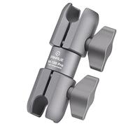 FANAUE Bras pivotant à double prise composite, DA-100PRO 9,4 cm de long, construction en aluminium, compatible avec les supports RAM de taille B de 2,5 cm