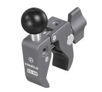 FANAUE Support de guidon solide avec boule de 2,5 cm pour rails de 1,3 cm à 5,1 cm de diamètre, compatible avec les supports RAM Mounts B Size Double Socket Arm et support de téléphone pour vélo moto